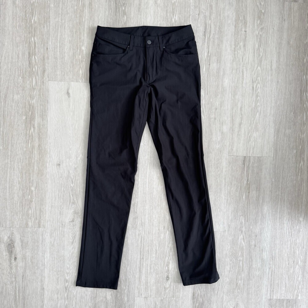 Lululemon TEAM CANADA OLYMPICS ABC Slim-Fit Pants - Black - Men's 28x32